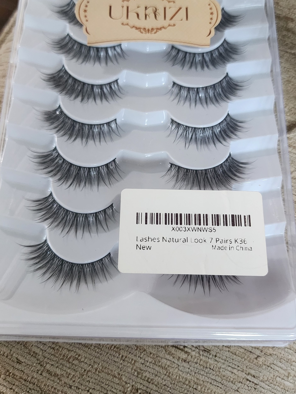 Black Natural Look‎ 7-Pair False Eyelashes